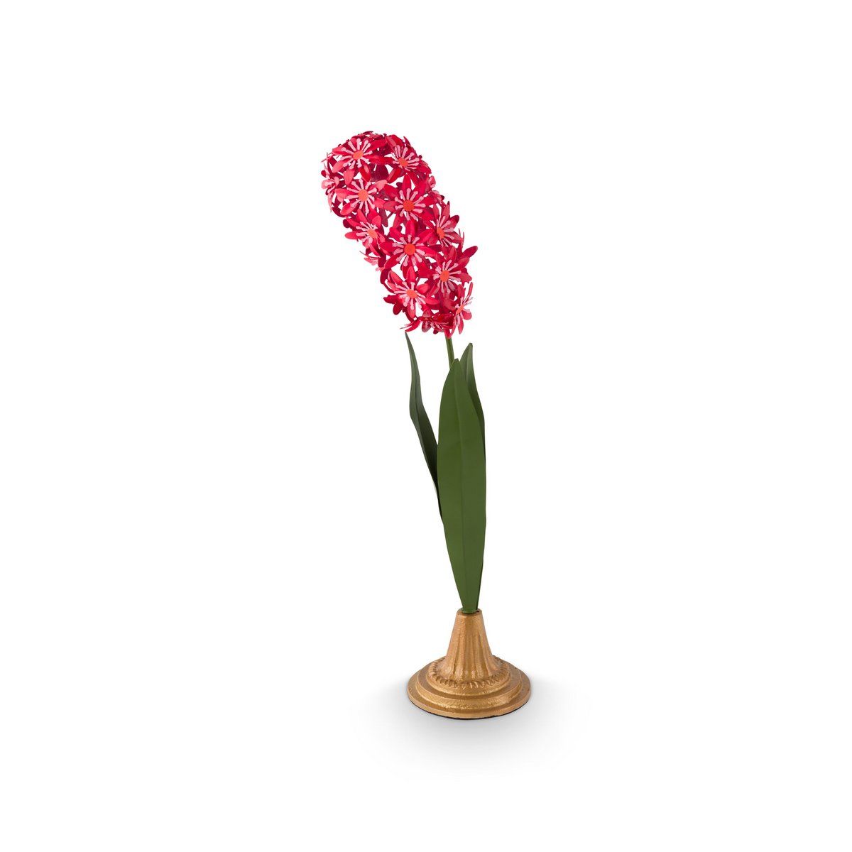 Deco Flower Metal Pink 48cm
