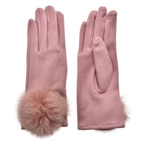 Handschuhe Winter 9x24 cm Rosa Polyester