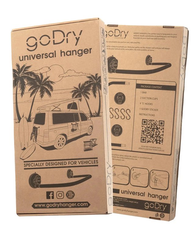 goDry Hanger – Multifunction Outdoor Suction Hook for Van, Rooftop Tent & Water Sports
