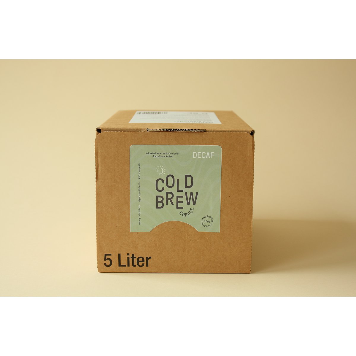 Premium Decaf Cold Brew Coffee 5 L