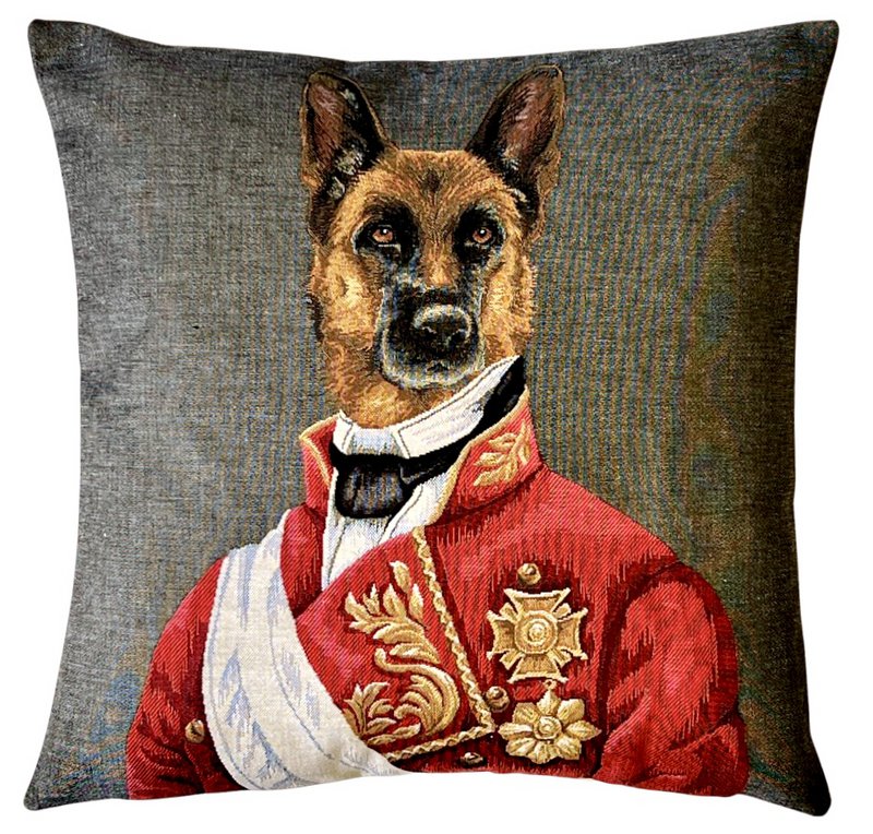 Alsatian Dog Pillow Cover - German Shepherd Pillow