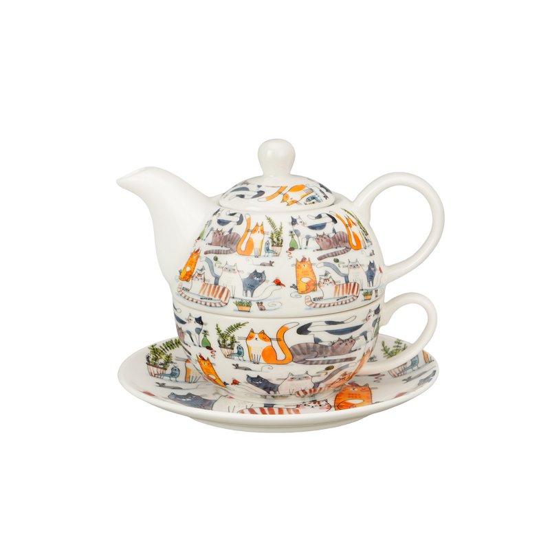 DUO CATS Tea for One, 350ml, LAZY CATS, Giftbox