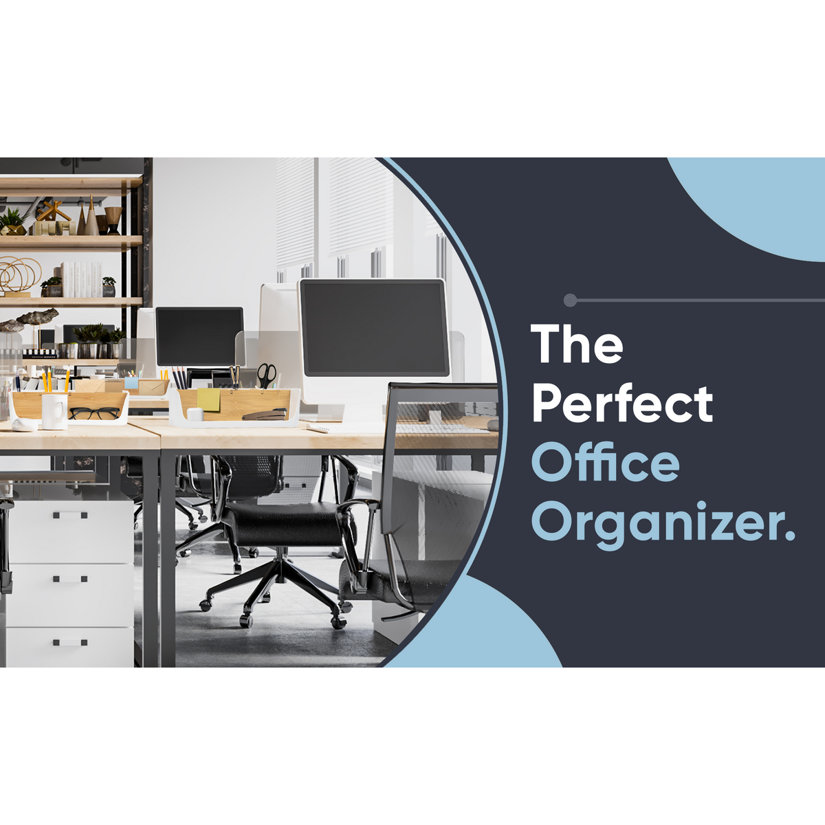 ECO Schreibtisch Organizer | Tisch- Büro- Kosmetik- Organizer | Handy & Tablet Halterung