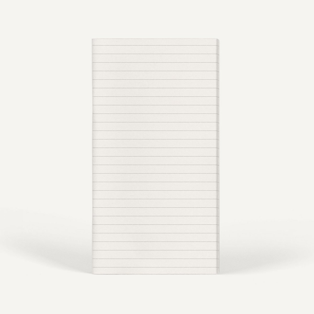 Zero-Waste Notebook RULED — Salt Color