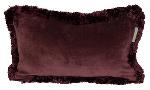 KUSSENSLOOP BASIC SMALL VELVET - WIJN (30*50 cm)