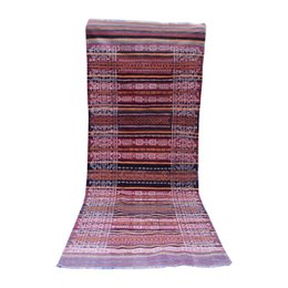 Baluch Soumak Mexicaans rood vintage vloerkleed