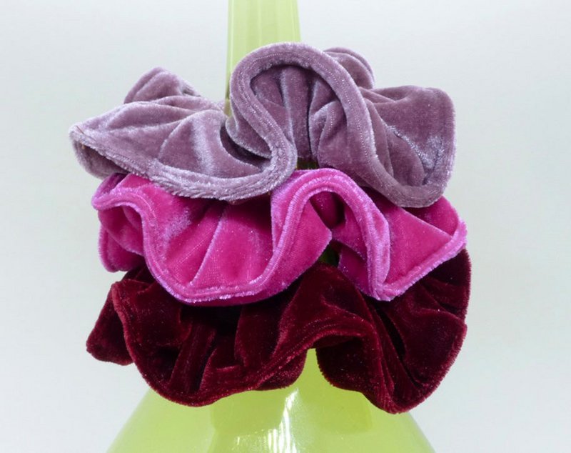 Raspberry Scrunchie
