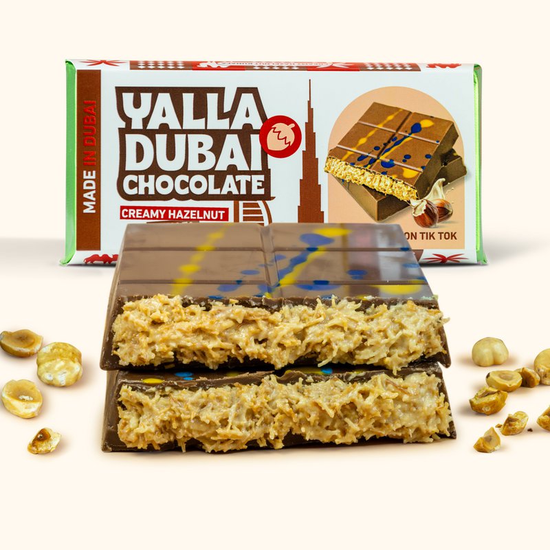 Chocolat de Dubaï crémeux aux noisettes - 180 g