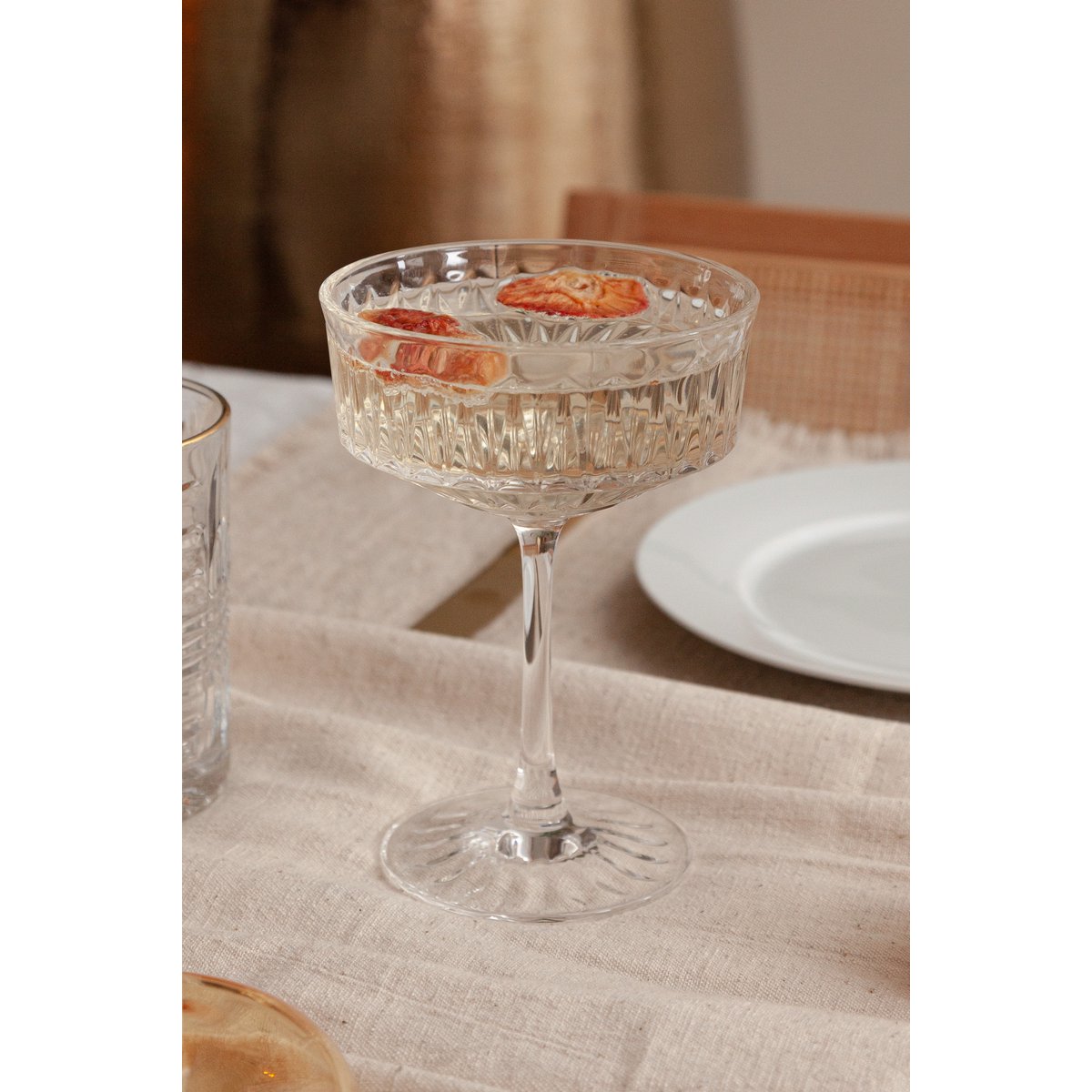 Coupé-Glas im Vintage-Look - 2er-Set