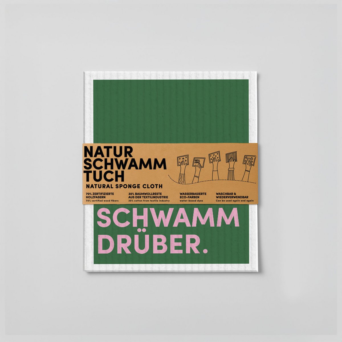 Schwammt -doek - Zeggen - zwom eroverheen - nr. 12