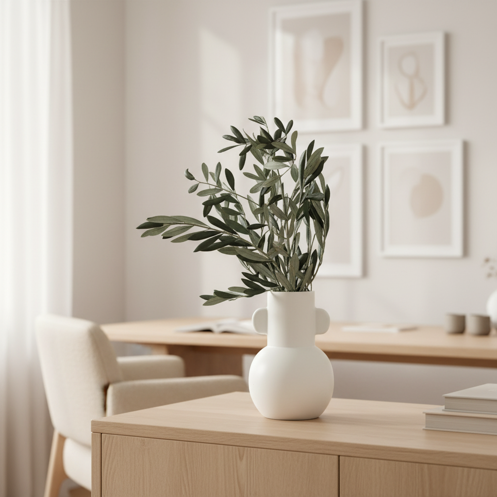 Preserved olive branches green from Italy