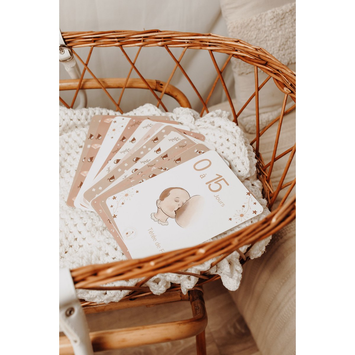 Cartes étapes d'Allaitement