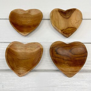 Schale Holz Herz Natur