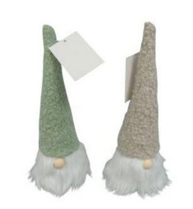 GNOME FELT ASS.2    POLY/4PC  MINT/CREAM