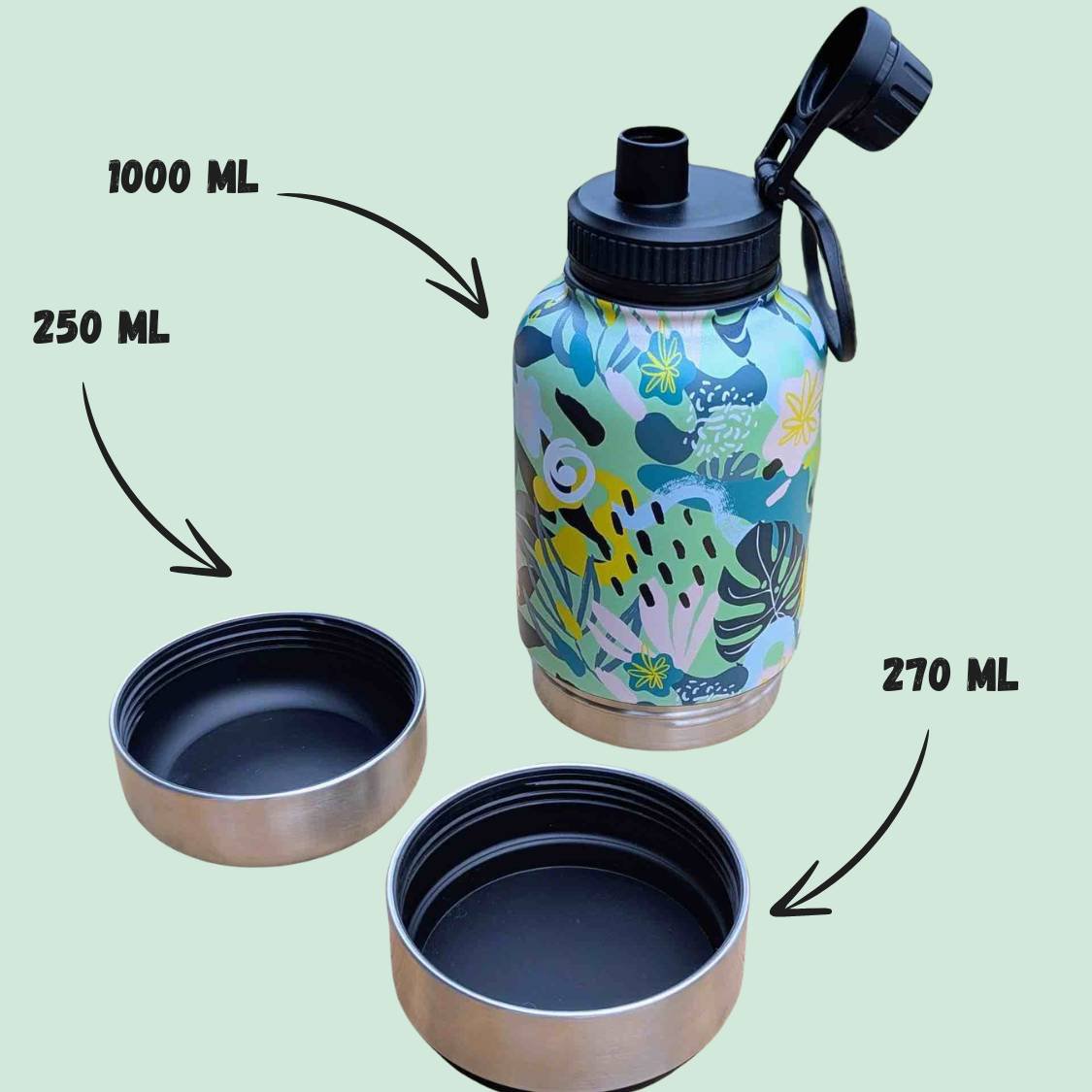 Borraccia da 1 litro per cani Reef