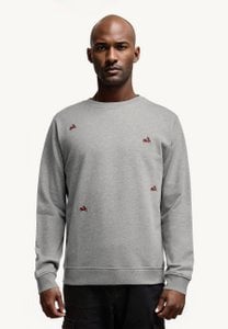 Sweatshirt Melange Grau Vespa