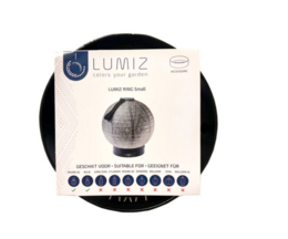 Metalowy pierścionek Lumiz S - 12 cm - czarny