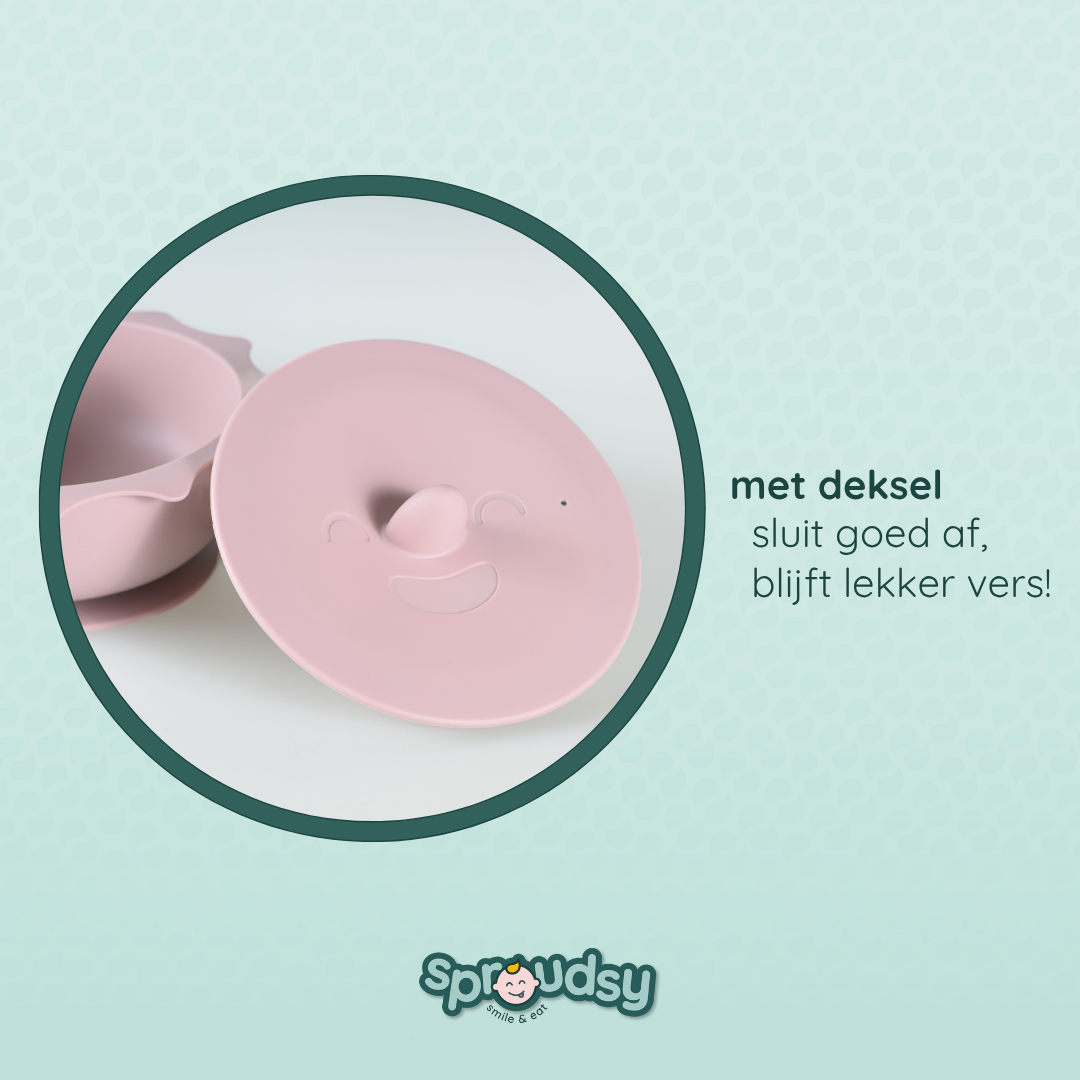 Baby bowl with suction cup – Clouds