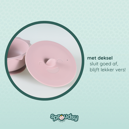 Baby bowl with suction cup – Clouds