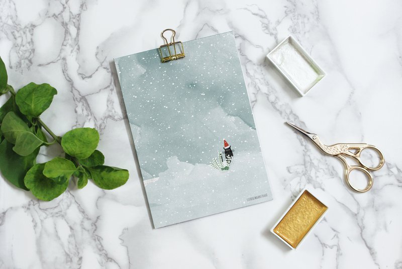 postcard - series 'Christmas'- 'Christmas with Joosje'