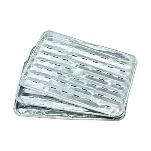 Set of 5 Fackelmann aluminum trays