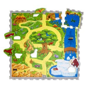 Hakuna Matte Foam Play Mat «Dinosaur Safari» 1.2 x 1.2 m