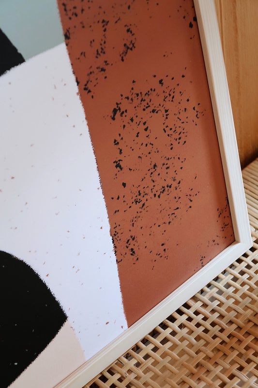 Town poster N° 01 signed art paper print