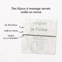 Morse Code Bracelet: I love you