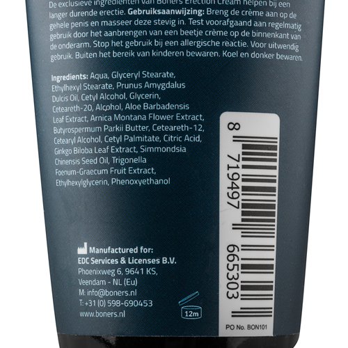 Boners - Crema de erección - 100 ml