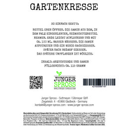 Garanti sans grains de beauté (cresson des jardins)