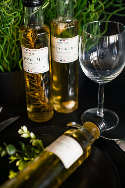 Vinaigre miel aromatisé Ail 25cl
