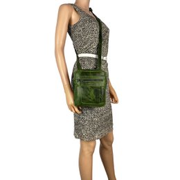 Skuldertaske eller Crossbody-taske i 6 farver glat læder med justerbar skulderrem