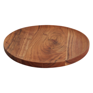 Acacia wooden decorative plate