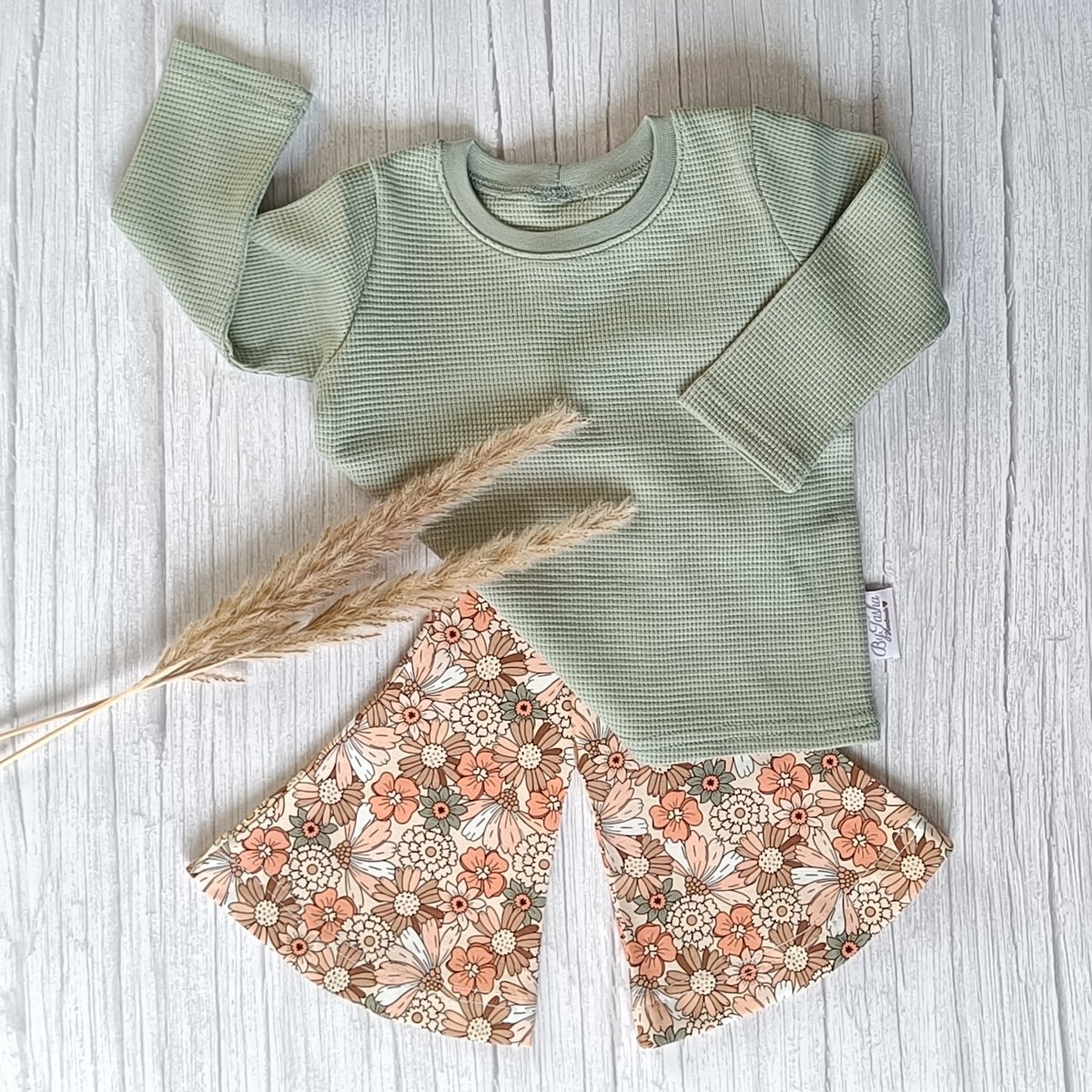 Pantalon Évasé Fleur Joyeuse