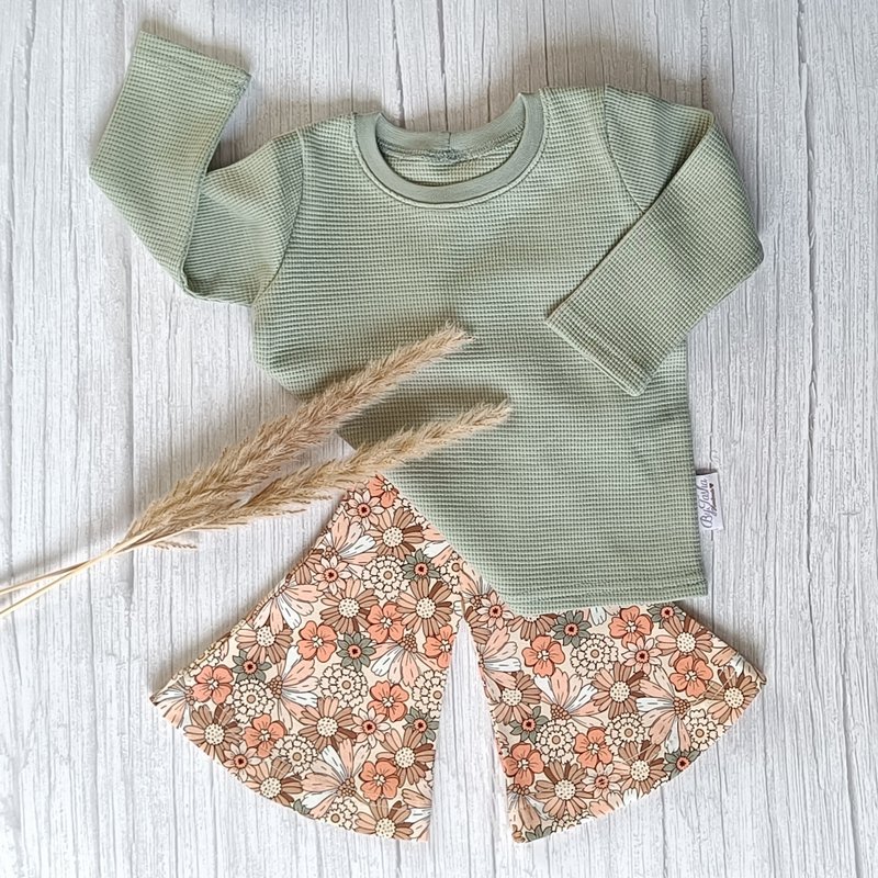 Pantalon Évasé Fleur Joyeuse