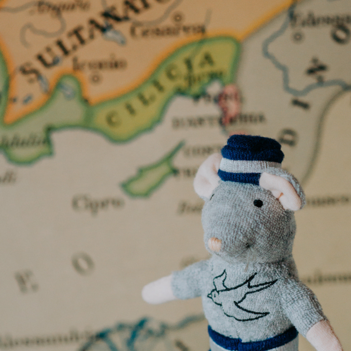Cuddly Mouse Grandpa Zeeman (12cm) - The Mouse House