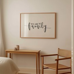 Poster: We are family