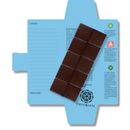 SweetGreets Bio-Schokolade mit "Du bist der Himmel"