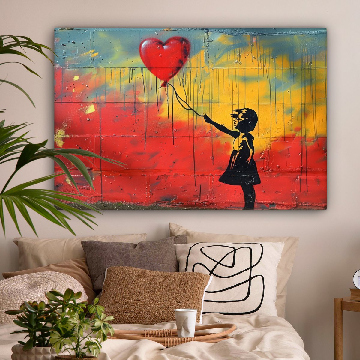 Leinwand Malerei - Wanddekoration Banksy Sty