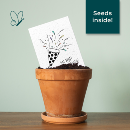 Seed paper greeting card - Party