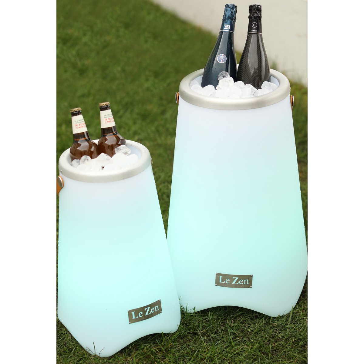Le Zen Original Medium - cave à vin avec haut-parleur et lumières LED