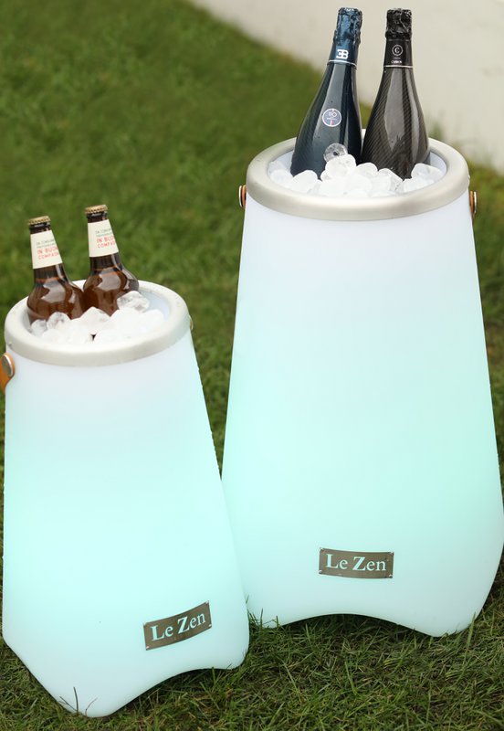 Le Zen Original Medium - vinkøler med højttaler og LED-lys