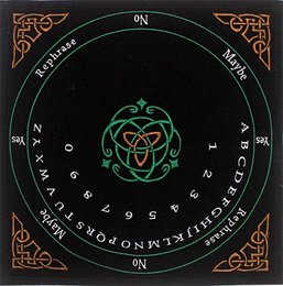 Velvet Pendulum Mat English -Celtic in Colors