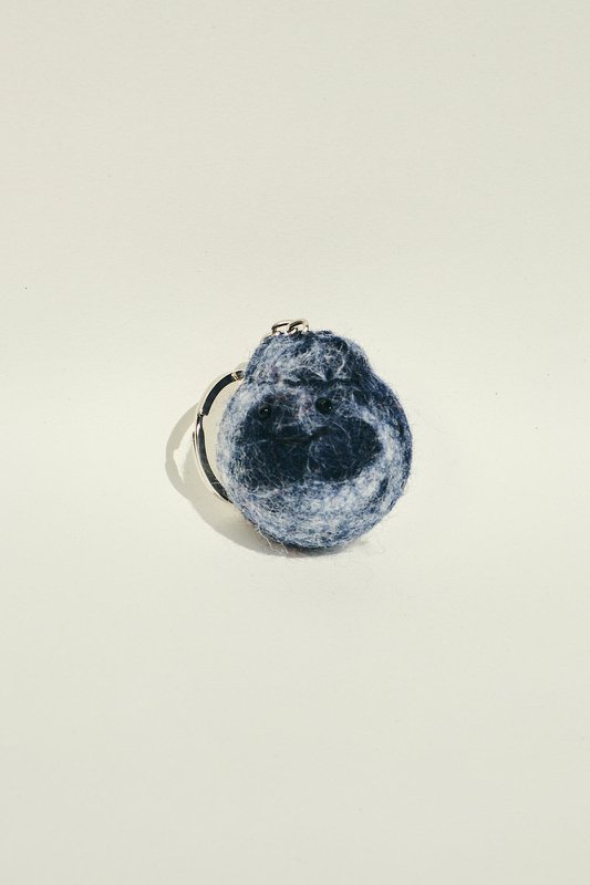 Blueberry keychain
