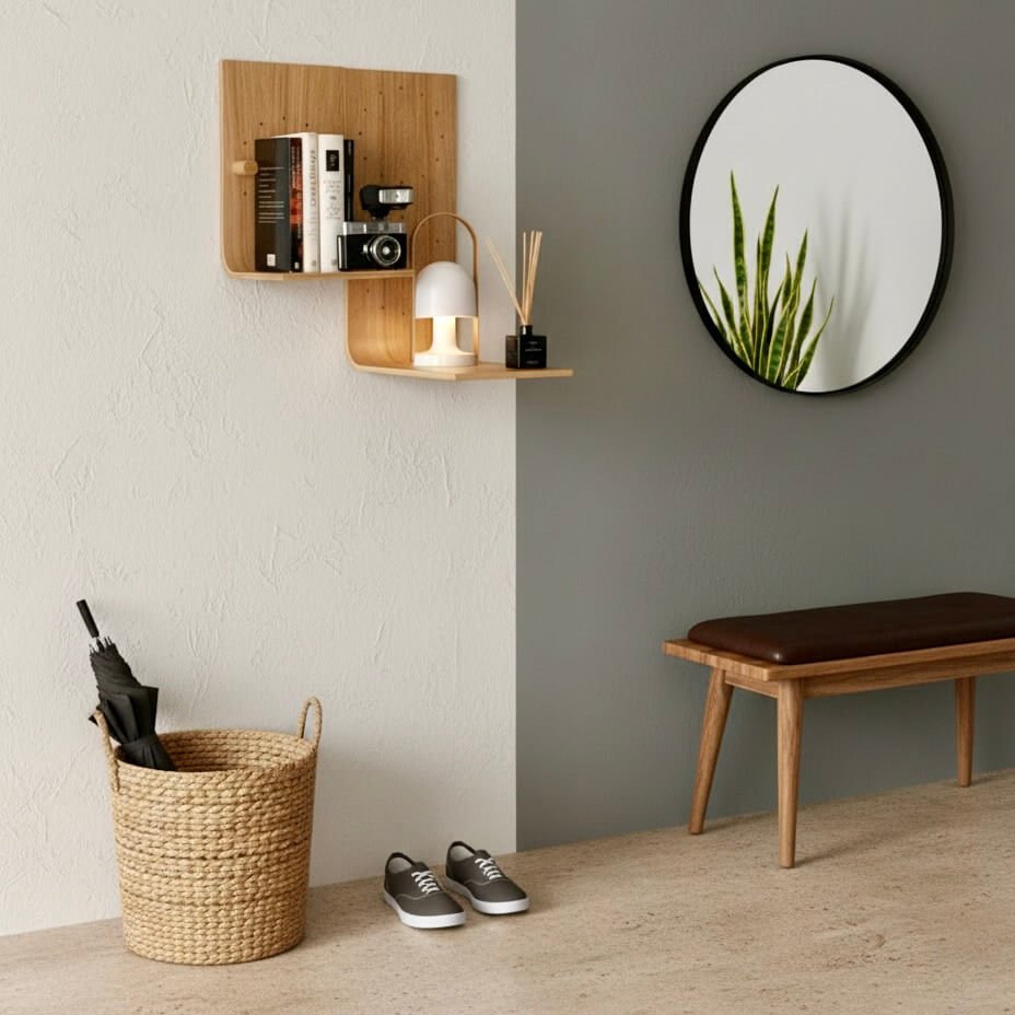 Etagère murale en bois Brera – étagère flottante