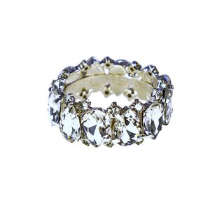 Servetring, zilver, metaal/kunststof, 5,5x2 cm