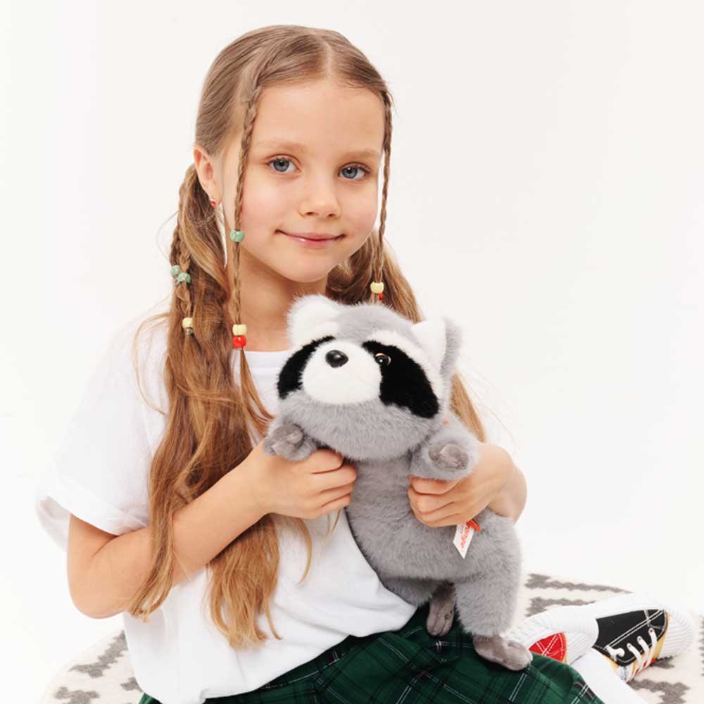 Plush toy, The Softest, Raccoon (38cm and 58cm)