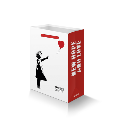 Banksy Gift Bag (Medium) - Girl With Red Balloon