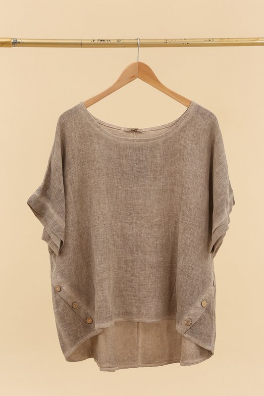 Blusa in lino RIF. 4649