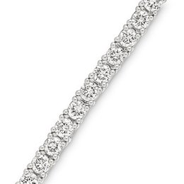 Tennis bracelet white gold, 2.11ct diamonds, 17.0 cm